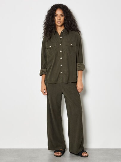 Oversized Cord Shirt