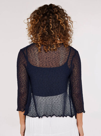 Lightweight Sheer Knitted Shrug