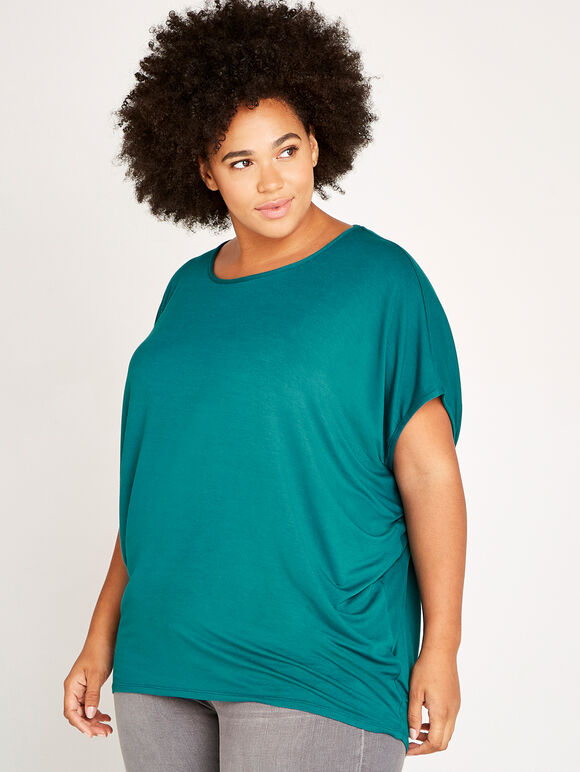 Jersey Cocoon Top+, Green, large