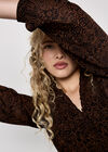 Paisley Mini Dress, Rust, large
