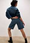 Lune Denim Bermuda Shorts, Blue, large