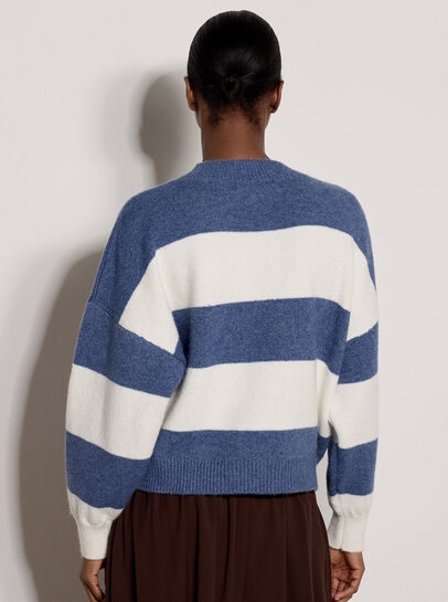 Chunky Knit Stripe Oversized Jumper