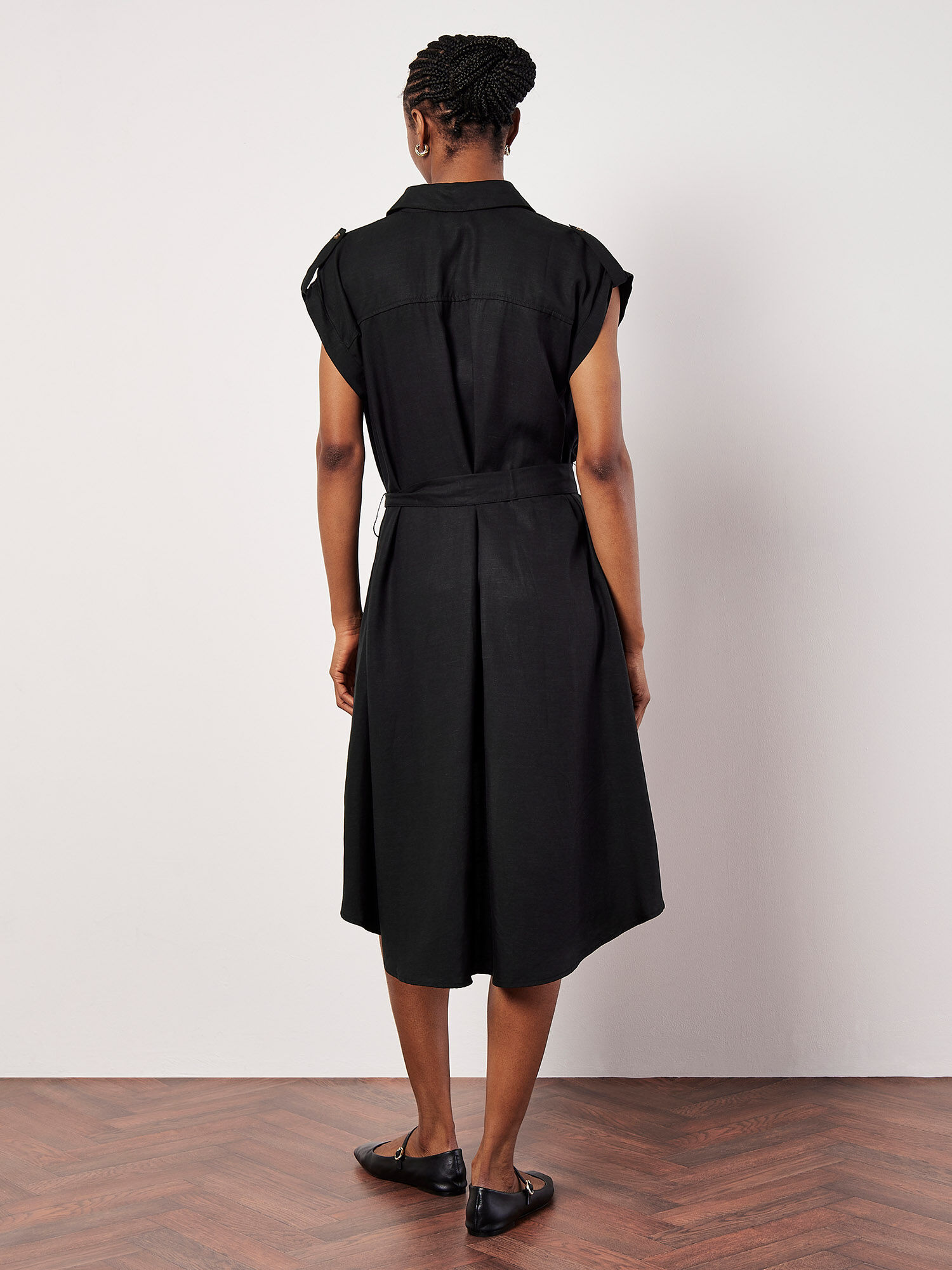 robe chemise courte devant longue derriere
