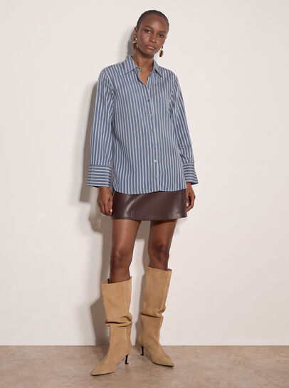 Oversized Stripe Shirt