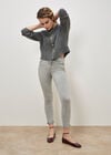 Sienna Skinny Fit Light Wash Jeans, Grey, large