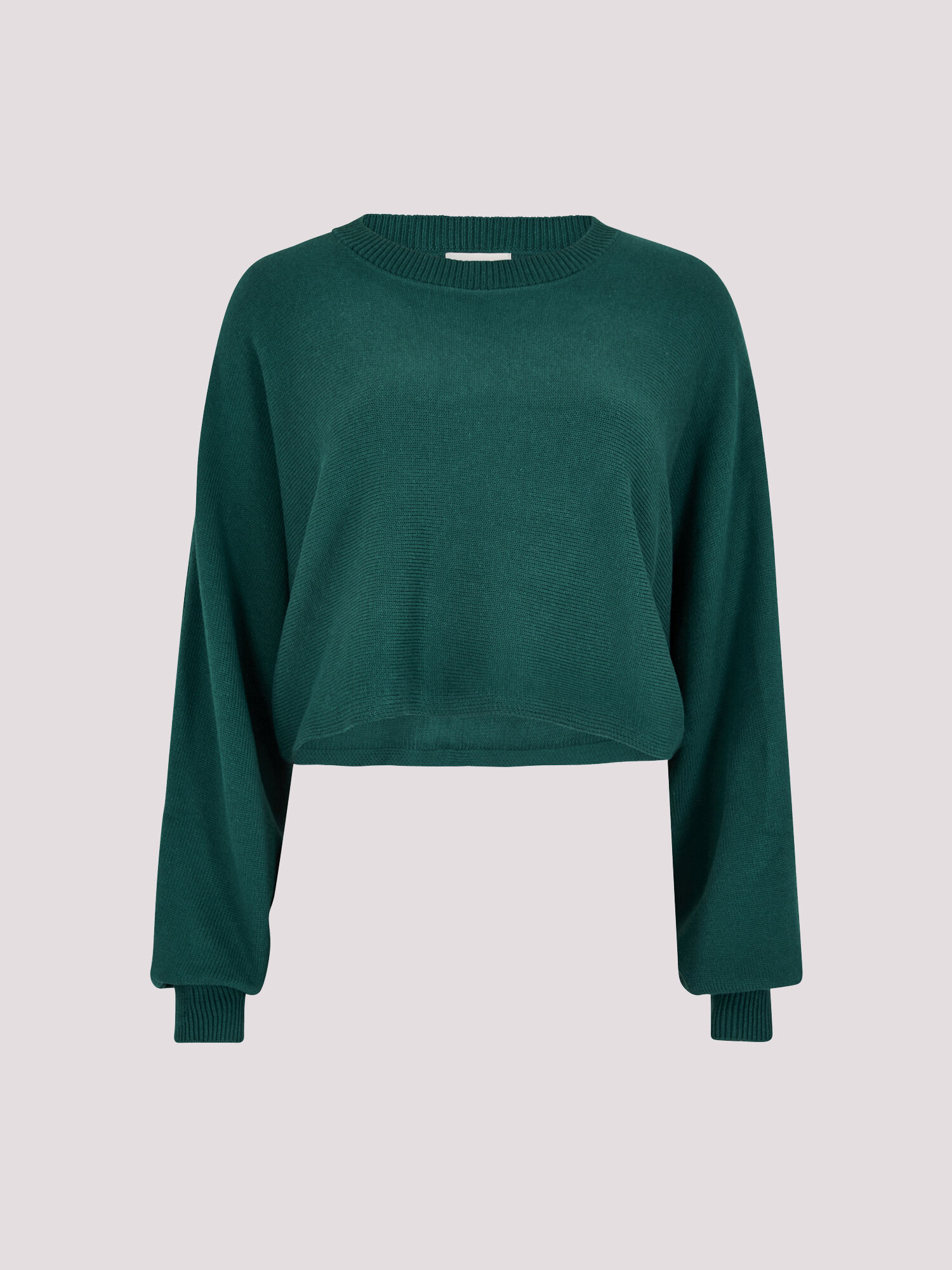 Cropped Batwing Jumper Apricot Clothing