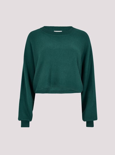 Cropped Batwing Jumper