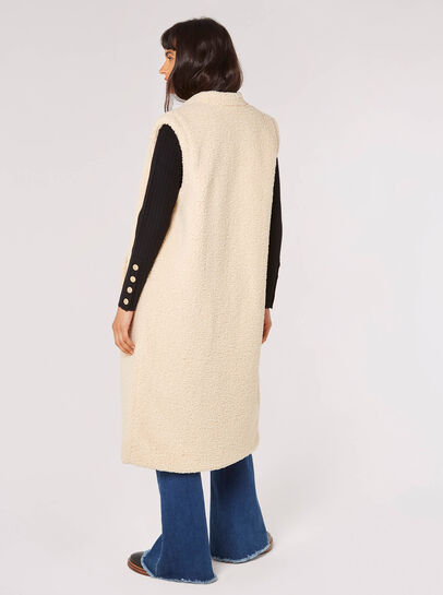 Reversible Borg Quilted Gilet
