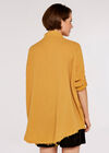 Tetra Oversized Shirt, Mustard, large