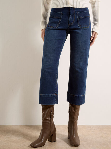 Ani Cropped Flare Jeans