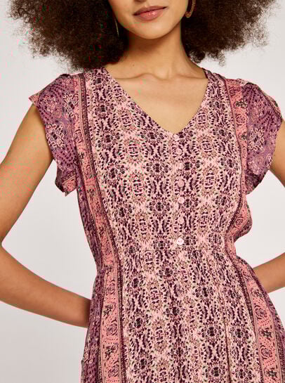 Paisley Crochet Maxi Dress