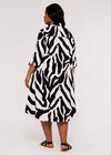 Robe surdimensionnée Curve Zebra, Blanc, grand