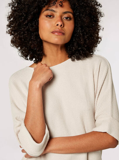 Waffle Knit Top