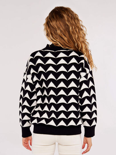 Monochrome Triangles Jumper