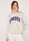 London Life Sweatshirt, Light Grey / Silver, large