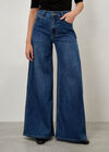 Zana Wide Leg Jeans, Blue, large