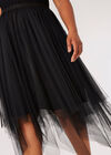 Curve Tulle Midi Tutu Skirt, Black, large