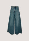 Zoe Palazzo Jeans, Blue, large