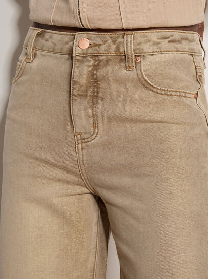 Rei Shimmer Wide-Leg Jeans