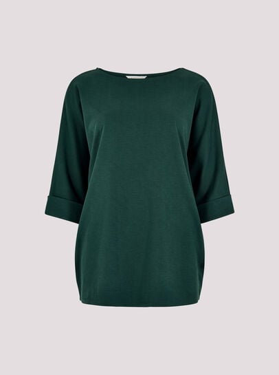 Jersey Knit Batwing Top