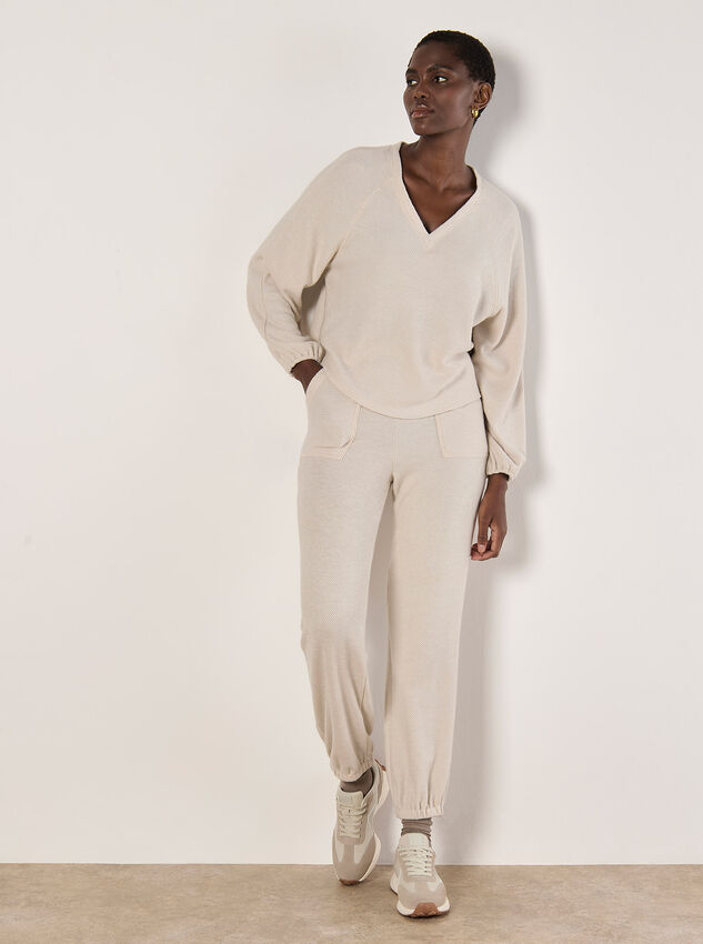 Soft Textured Joggers, Stone, large