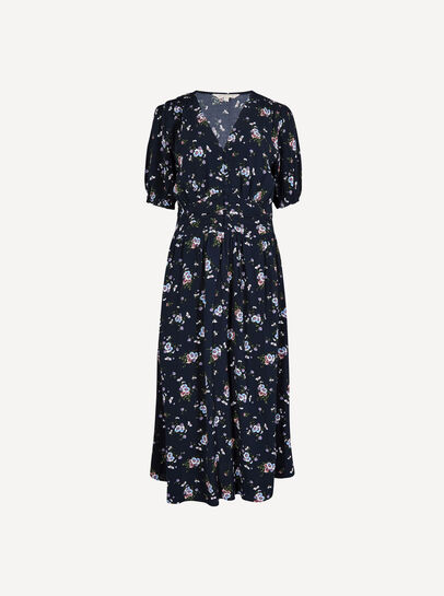 Floral Print Midi Dress