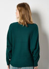 Textured Knit Lightweight Jumper, Green, large