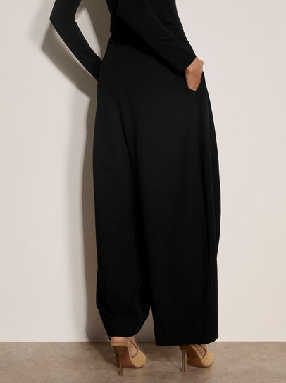 Oversized Wide-Leg Barrel Trousers