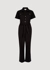 Utility Cotton Blend Boiler Suit, Black, large