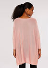 Lurex Long Sleeve Jumper, Pink, large