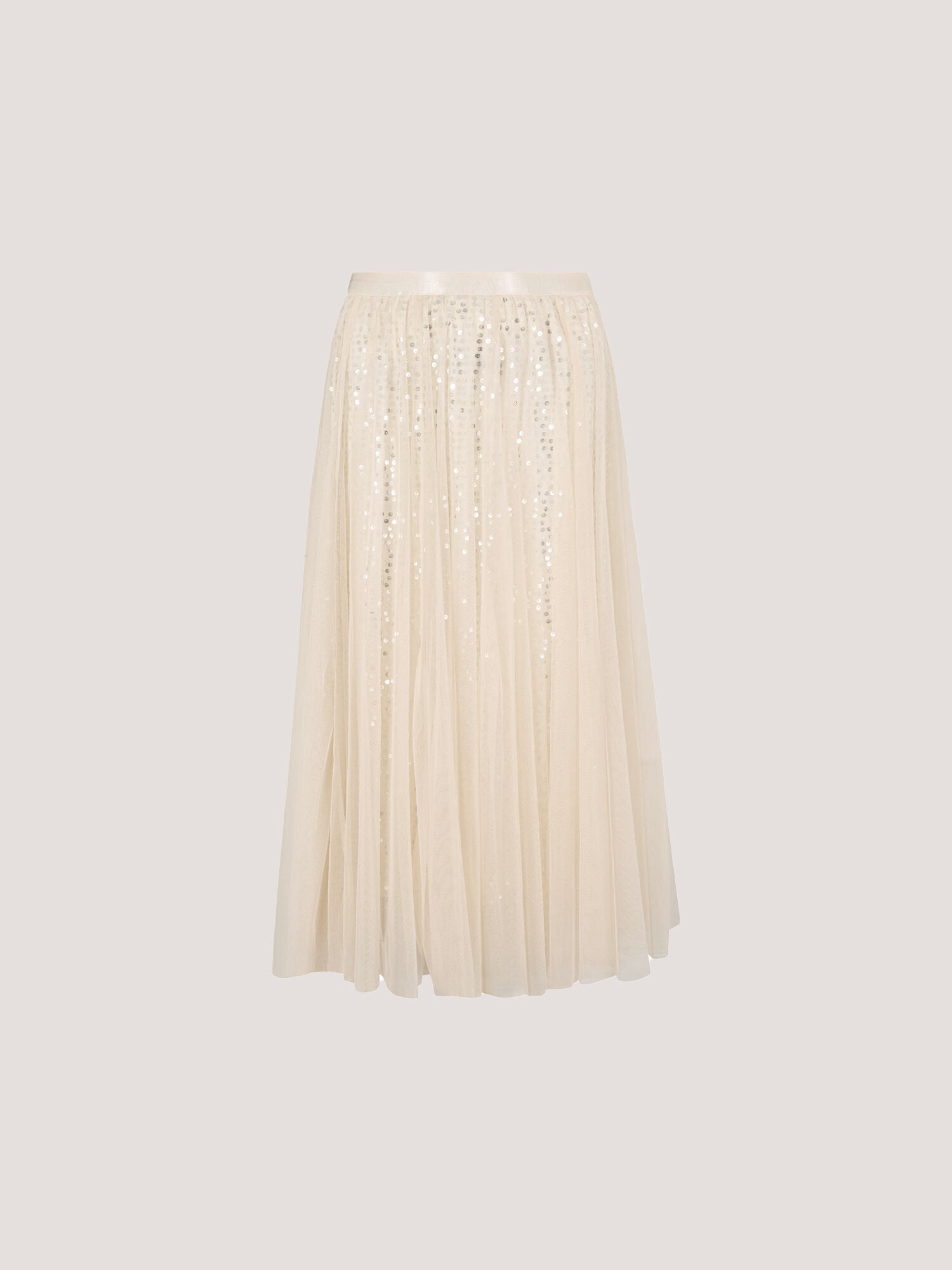 Sequin Tulle Midaxi Skirt | Apricot Clothing