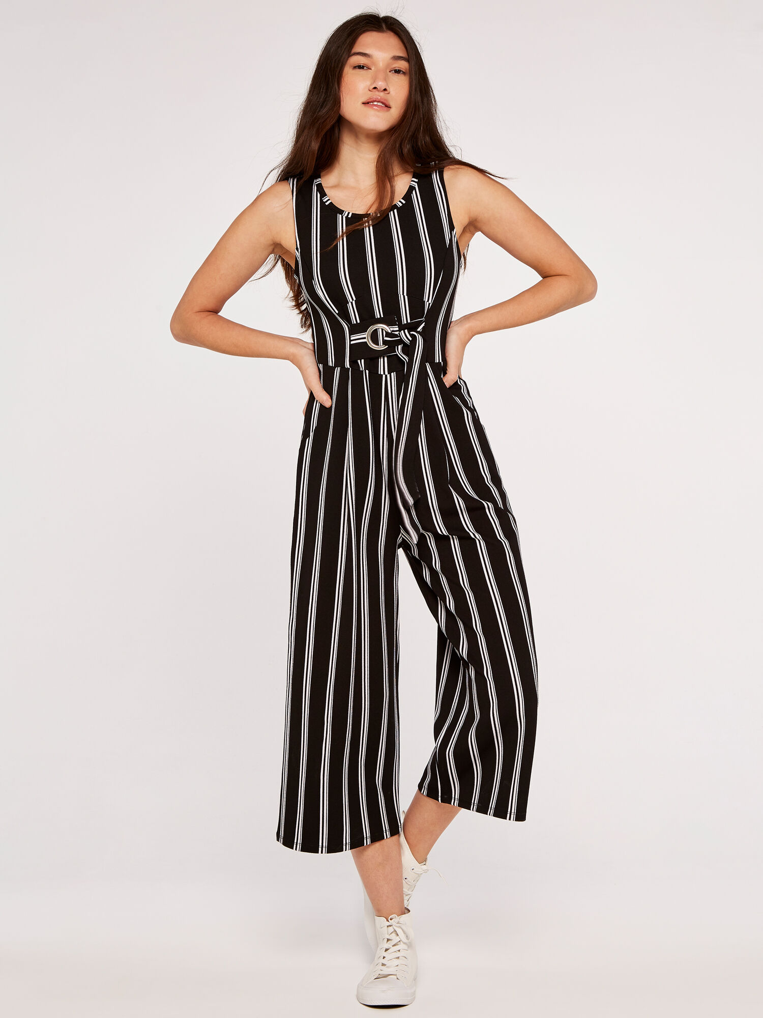 Stripe Jumpsuit | Apricot UK