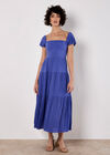 Self Check Midi Dress, Purple, large