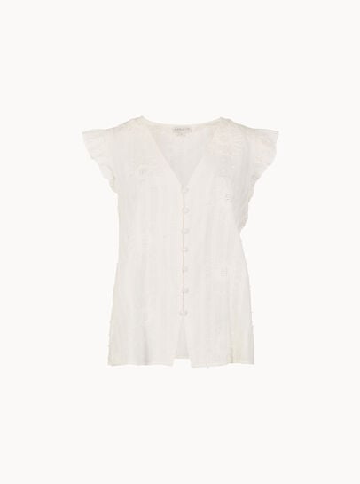 Daisy Embroidered Blouse