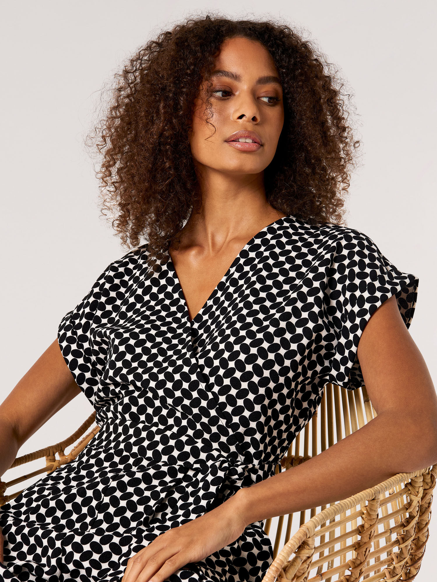 Black culotte playsuit sales