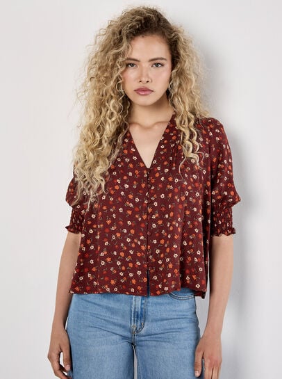 Ditsy Floral Blouse
