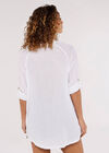 Tetra Oversized Shirt, White, large