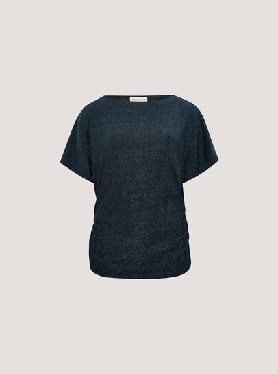 Glitter Ruched Top