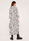 Abstract Print Shirt, White, large