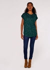 Constellation Short Sleeve Top, Green, large