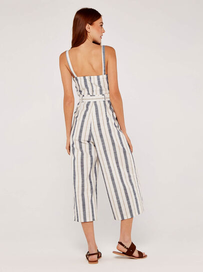 Cami Stripe Tie Jumpsuit