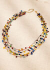 Layered Colourful Bead Necklace, Assorted, large