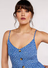Textured Cami Maxi Dress, Blue, large