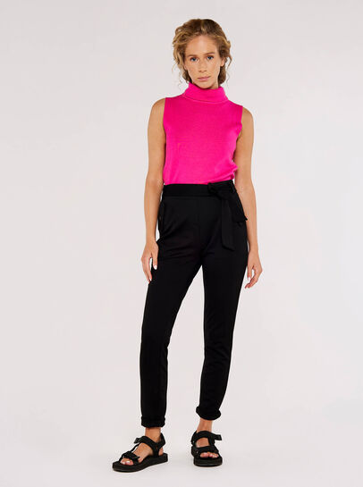 Belted Ponti Trousers