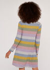 Multi Striped Swing Dress, Pink, large