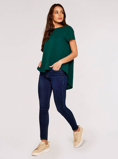 Oversize High-Low Top