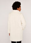 Soft Faux Fur Coat, Cream, large