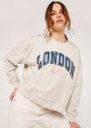 London Life Sweatshirt, Light Grey / Silver, large