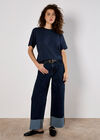 Modal Jersey Basic T-Shirt, Navy, large