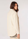 Oversized Corduroy Shirt, Cream, large